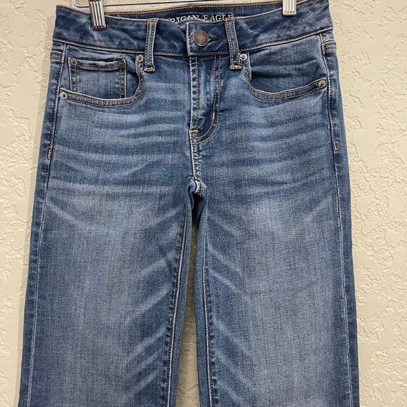 American Eagle Favorite Boyfriend Jeans Tall Size 2 - Picture 10 of 12